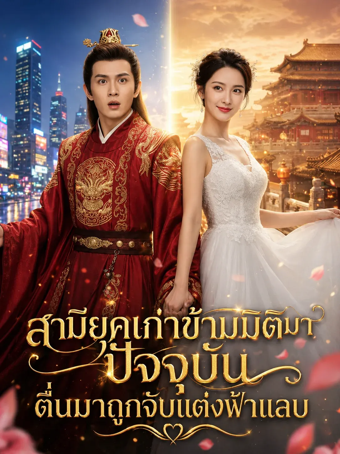 สามียุคเก่าข้ามมิติมาปัจุบันตื่นมาถูกจับแต่งฟ้าแลบ พากย์ไทย