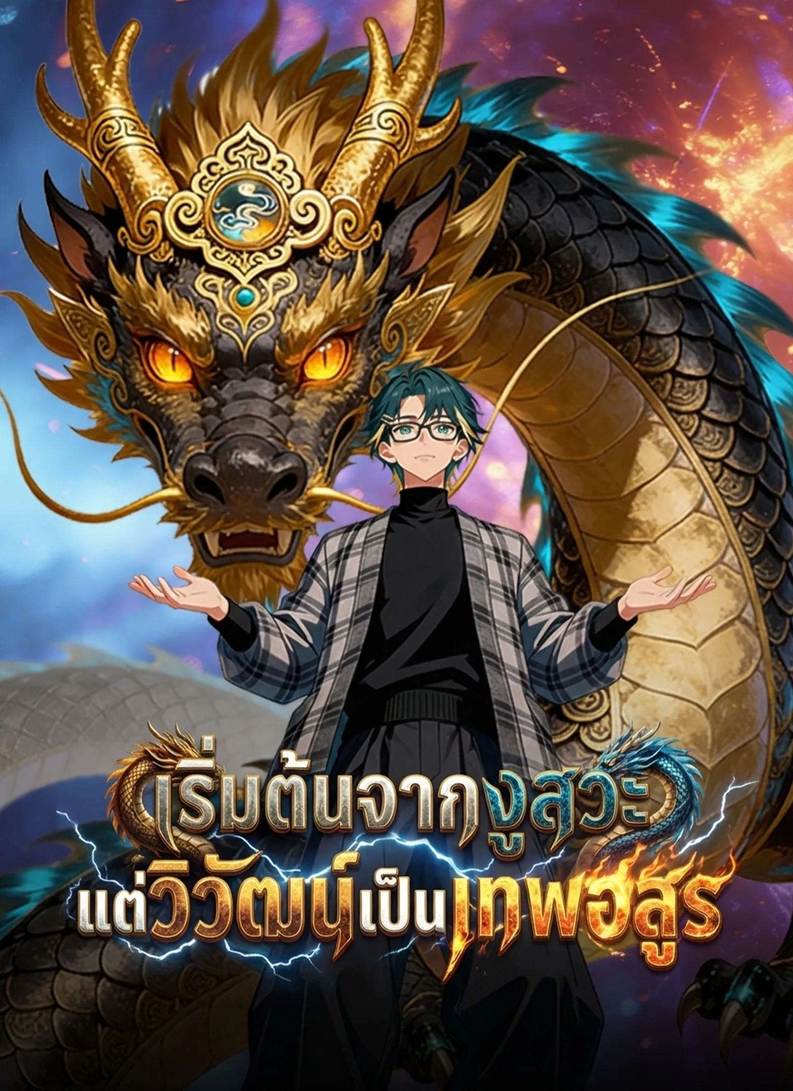 เริ่มต้นจากงูสวะแต่วิวัฒน์เป็นเทพอสูร พากย์ไทย