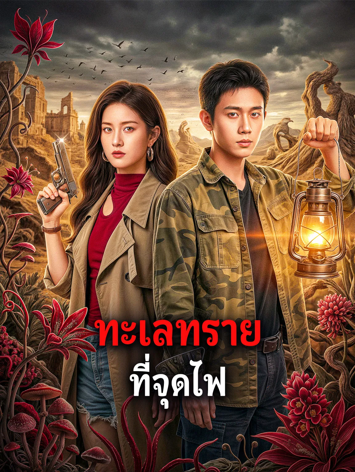 ทะเลทรายที่จุดไฟ พากย์ไทย