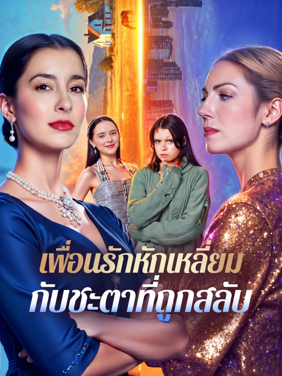 เพื่อนรักหักเหลี่ยมกับชะตาที่ถูกสลับ พากย์ไทย