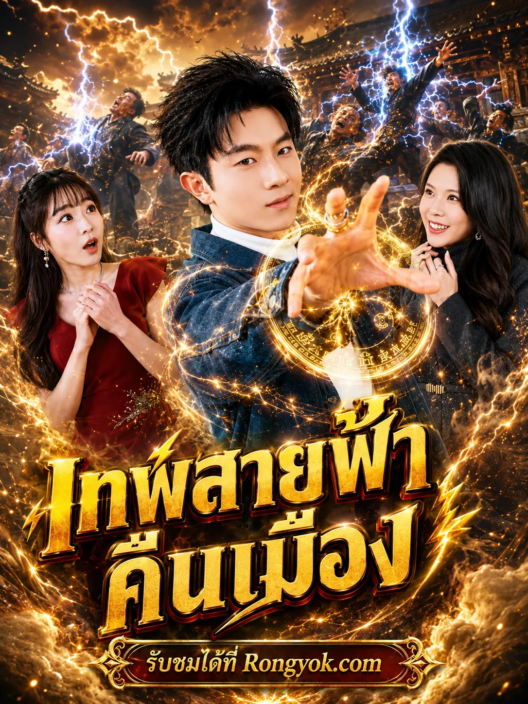 เทพสายฟ้าคืนเมือง พากย์ไทย